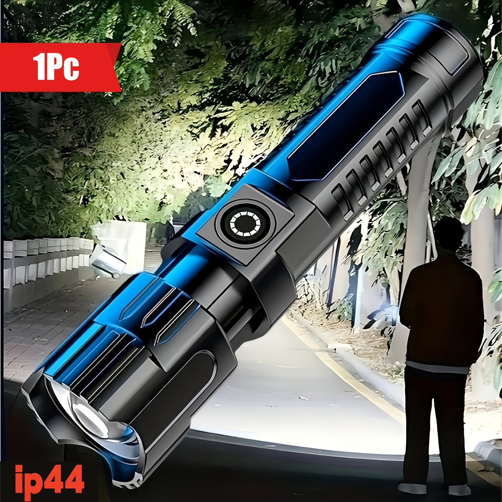 Zoom Flashlight with Retractable Beam from Temu