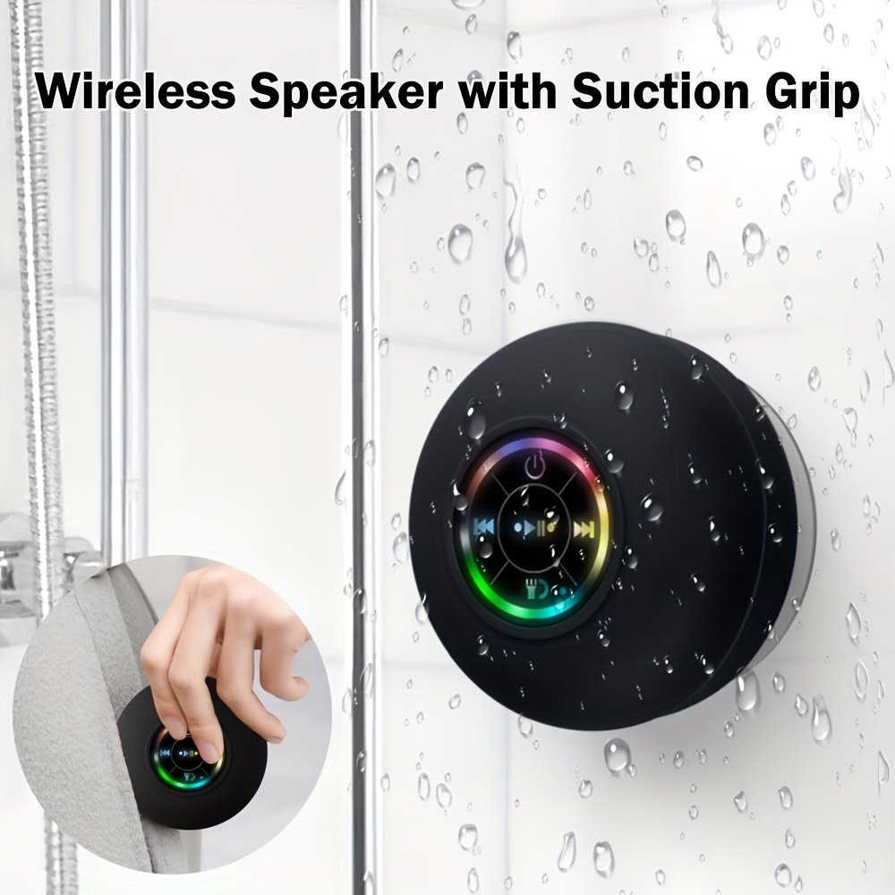 Portable Wireless Speaker with Suction Cup from Temu