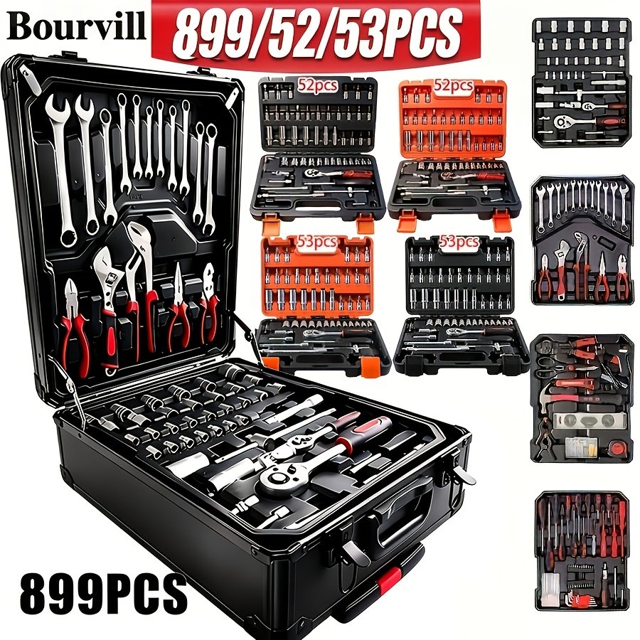 Home and Car Tool Set (52+ Pieces) from Temu