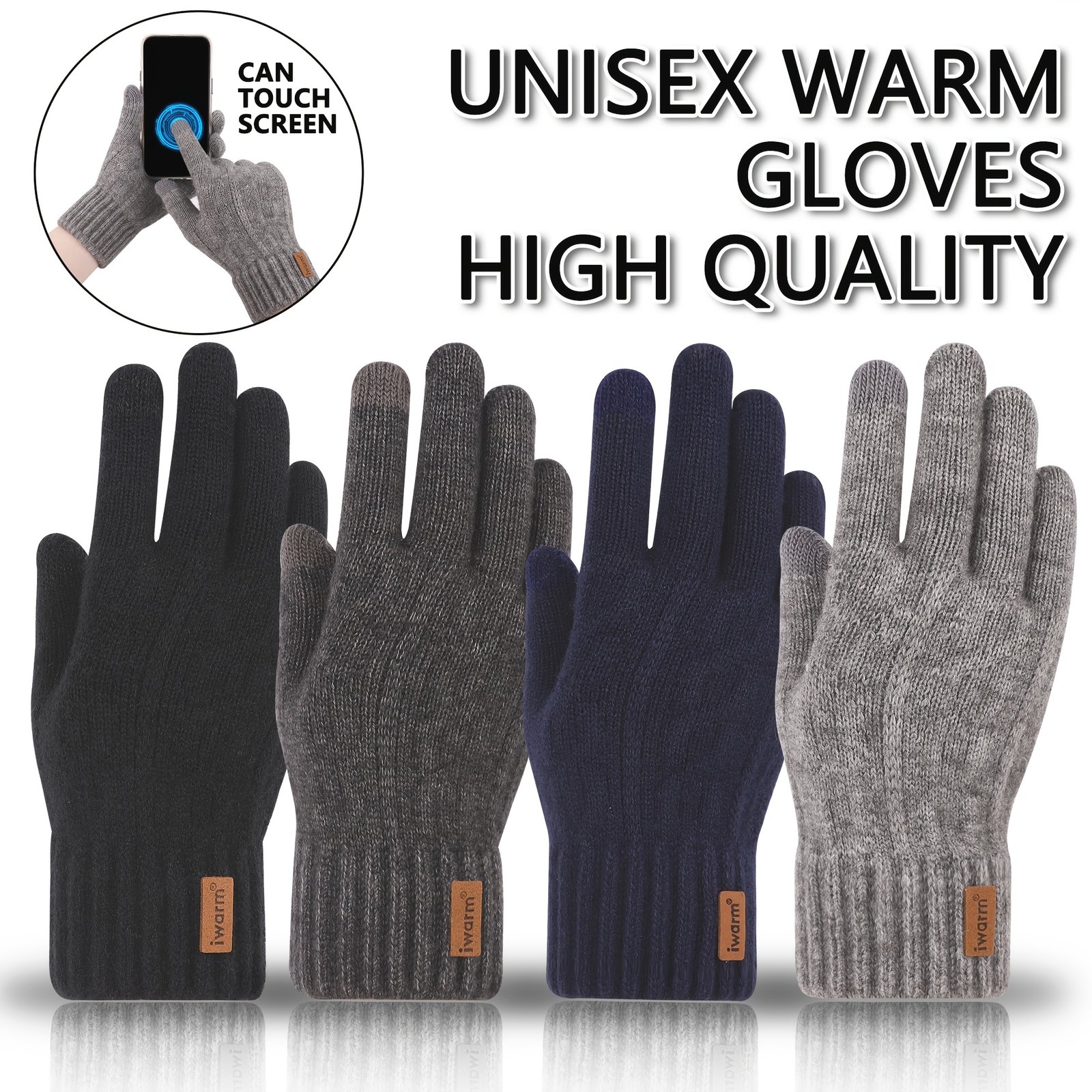 Warm Touchscreen Gloves from Temu