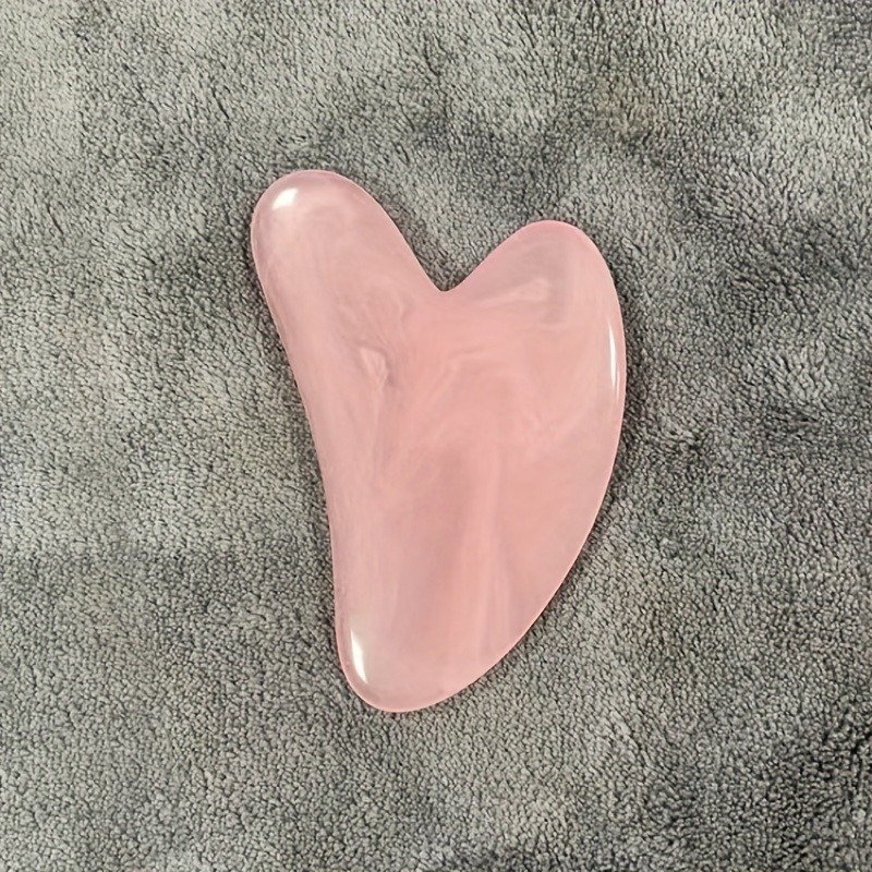 Heart-Shaped Beeswax Resin Gua Sha from Temu
