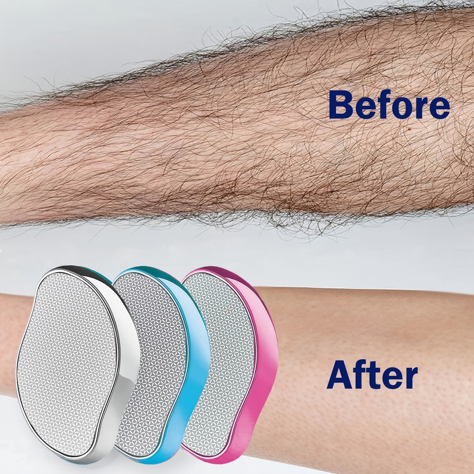 Reusable Waterproof Exfoliating Hair Removal Tool from Temu